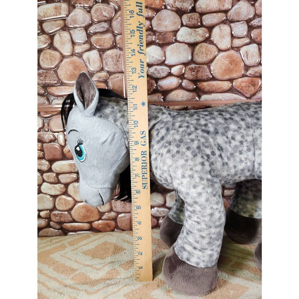 Build-a-Bear Workshop Horses & Hearts Riding Club Gray Horse by Build A Bear #B5 - Picture 2 of 7